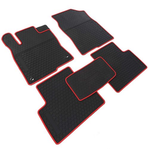  Iallauto All Weather Floor Mats Cab Front & Rear Rubber Mat Floor Liners Fit Honda Civic 2017