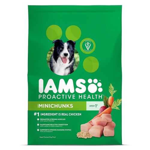  Iams Proactive Health Adult Minichunks Dry Dog Food Chicken, 3.3 Lb. Bag