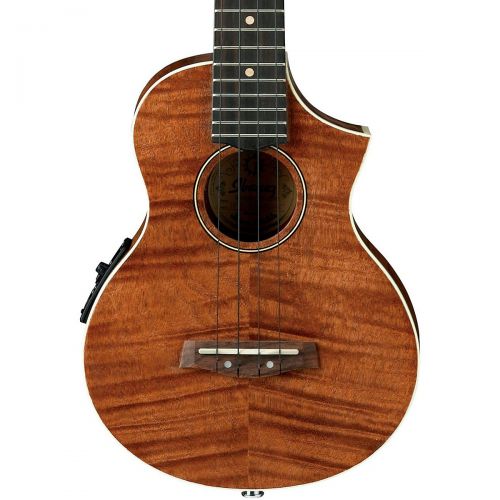  Ibanez},description:The sweet-toned, nylon-stringed ukulele originated in the 19th century in Hawaii. It gained great popularity in the U.S. during the early in 20th century and fr