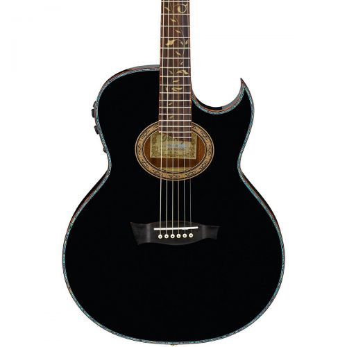  Ibanez},description:The Ibanez Euphoria Steve Vai All Solid Wood Signature Acoustic-Electric Guitar is a high-end, extremely well-made guitar. This black beauty is best summed up b