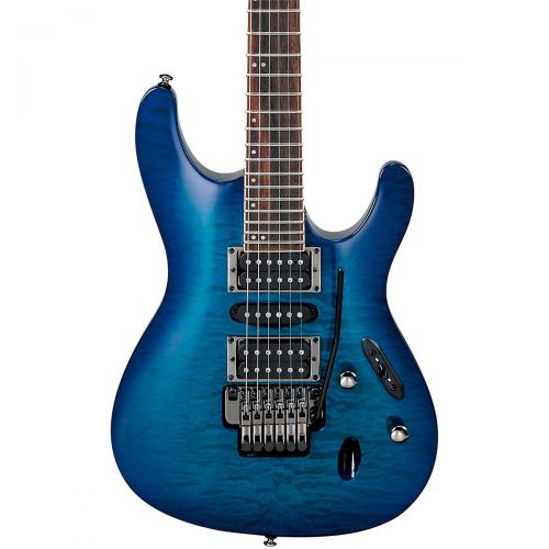  Ibanez},description:Ibanez marvel of form and function, the S Series, continues to evolve for todays player. Its cloaked in a quilted maple top with beautiful transparent finish. L