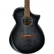 Ibanez},description:Ibanezs AEWC400 series guitars were created with the electric guitarist in mind. As featured on this AAEWC400TKS Comfort acoustic-electric guitar, the spec