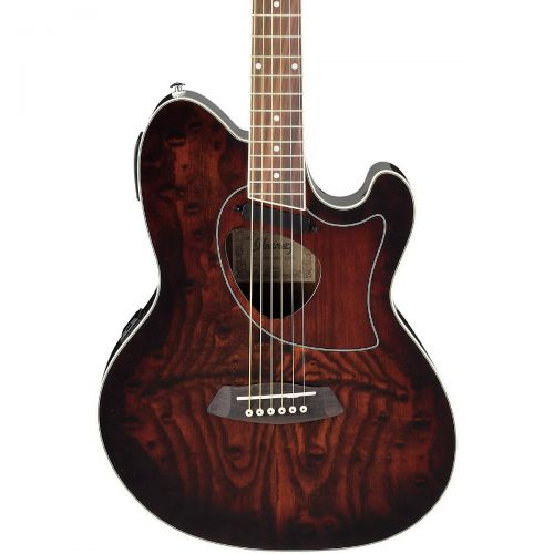  Ibanez},description:And the Ibanez Talman TCM50 Acoustic-Electric Guitar has looks that are really electric”figured ash top with gorgeous transparent finish, multiple bound body, b