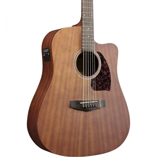  Ibanez},description:The PF12MHCE is a cutaway dreadnought body style acoustic with mahogany top, back and sides for a warm, full tone. While the open pore natural finish adds to th