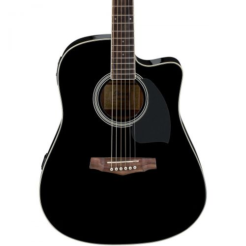  Ibanez},description:The Ibanez PF15ECE Performance Series Acoustic-Electric Cutaway Guitar uses mahogany back and sides to provide rich, warm lows and sweet sustain. The Fishman So