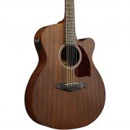 Ibanez},description:The PC12MHE Grand Concert Acoustic-Electric features an all-mahogany top and body to give you a warm, full tone. While the open pore natural finish adds to the