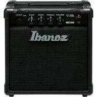 Ibanez},description:Features 3-band EQ, switchable gain, headphone out, and a 6 speaker in an open-back cab.