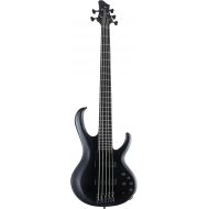 Ibanez BTB625EX Iron Label 5-String Bass Black Flat