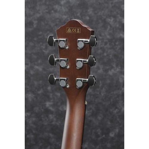  Ibanez AEG62 6-String Acoustic-Electric Guitar (Right Hand, Natural Mahogany High Gloss)