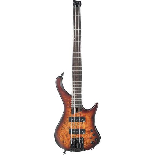  Ibanez Ergonomic Headless 5-String Electric Bass Guitar (Right-Hand, Dragon Eye Burst Flat)