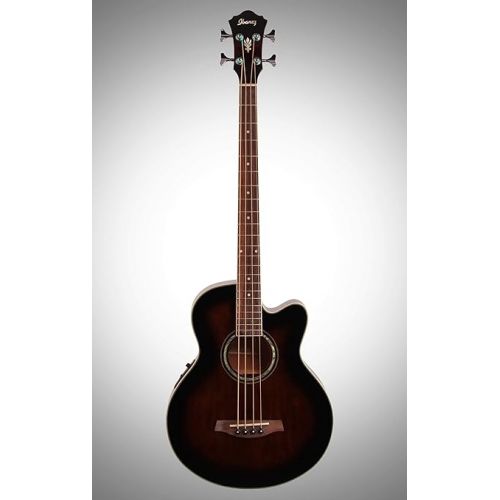  Ibanez Acoustic-Electric Bass Guitar Dark Violin Sunburst