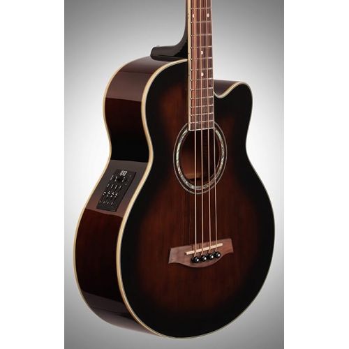  Ibanez Acoustic-Electric Bass Guitar Dark Violin Sunburst