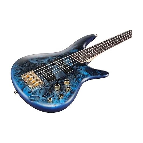  Ibanez SR Standard 4-string Electric Bass Guitar - Cosmic Blue Frozen Matte