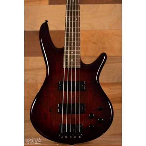  Ibanez 5 String Bass Guitar, Right, Brown (GSR205SMCNB)