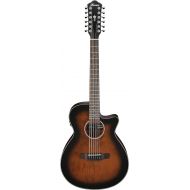 Ibanez AEG 12-String Acoustic-Electric Guitar (Dark Violin Sunburst)