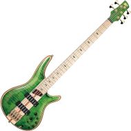 Ibanez SR5FMDX Premium 5-String Bass Emerald Green Low Gloss