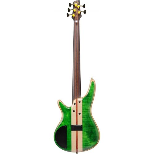  Ibanez SR5FMDX Premium 5-String Bass Emerald Green Low Gloss