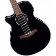 Ibanez AEG50L Left-Handed Acoustic-Electric Guitar - Black High Gloss