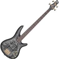 Ibanez SR Standard 4-String Electric Bass Guitar with PowerSpan Dual Coil Pickups and Accu-Cast B500 Series Bridge (Black Ice Frozen Matte)