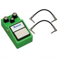 Ibanez TS-9 Tube Screamer Overdrive Pedal w/ Patch Cables