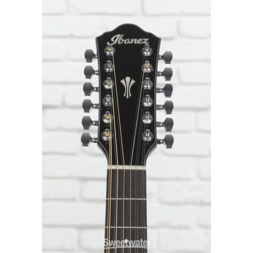  Ibanez AEG5012 12-string Acoustic-electric Guitar - Black