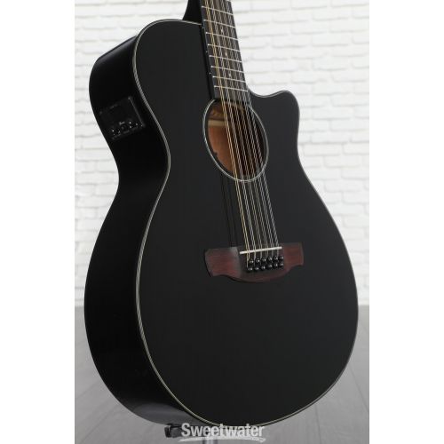  Ibanez AEG5012 12-string Acoustic-electric Guitar - Black