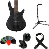 Ibanez miKro GSRM20 Bass Guitar Essentials Bundle- Weathered Black