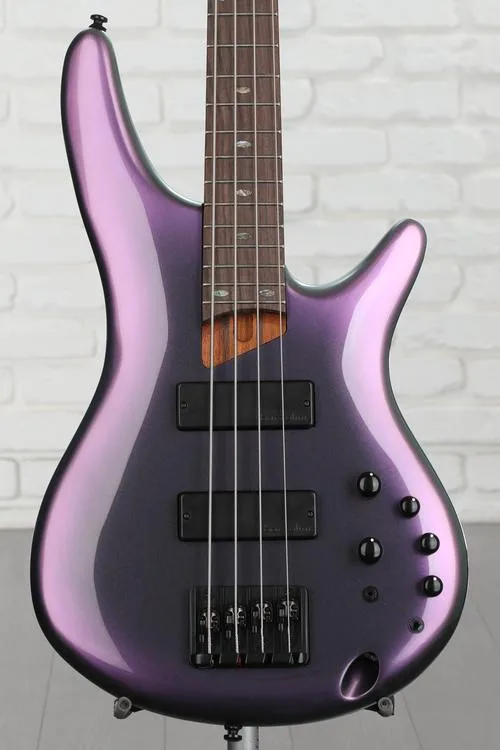 Ibanez SR500E Bass Guitar - Black Aurora Burst Demo