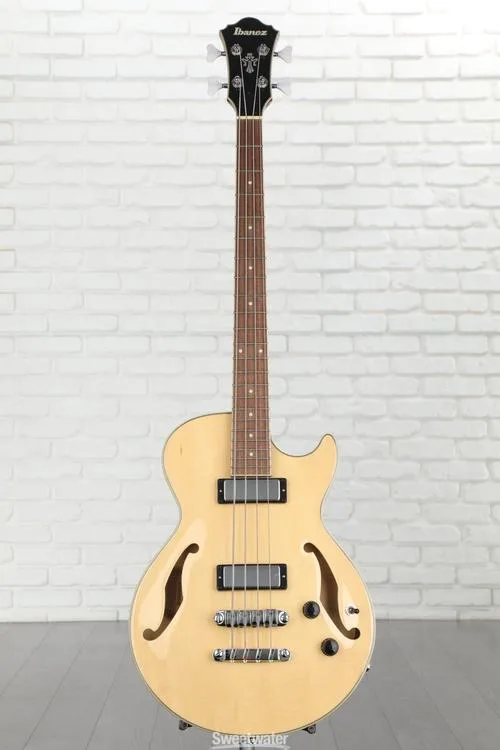  Ibanez AGB200 Semi-hollow Bass Guitar - Natural