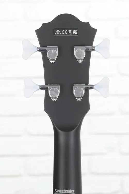  Ibanez AGB200 Semi-hollow Bass Guitar - Black Flat