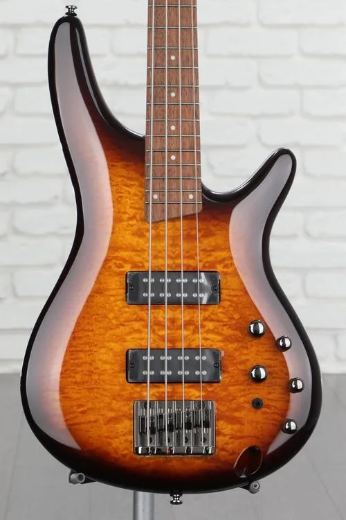Ibanez Standard SR400EQM Bass Guitar - Dragon Eye Burst