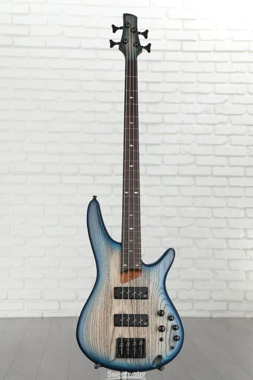  Ibanez Standard SR600E Bass Guitar - Cosmic Blue Starburst Flat