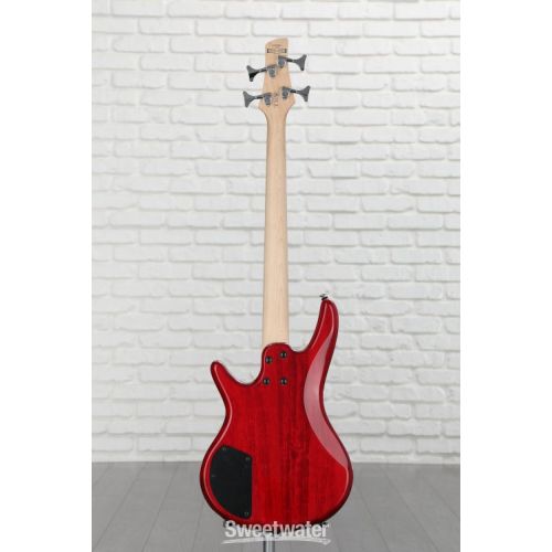  Ibanez miKro GSRM20 Bass Guitar - Transparent Red