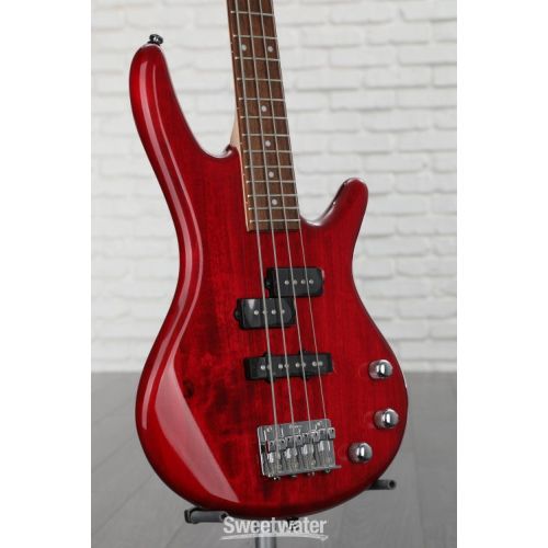  Ibanez miKro GSRM20 Bass Guitar - Transparent Red