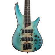 Ibanez Premium SR1605B Bass Guitar - Caribbean Shoreline Flat