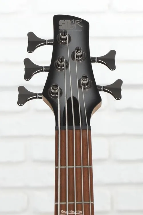  Ibanez Standard SR305E 5-string Bass Guitar - Metallic Silver Sunburst Demo