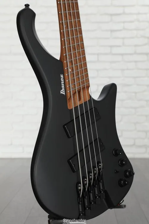  Ibanez Bass Workshop EHB1005MS Bass Guitar - Black Flat