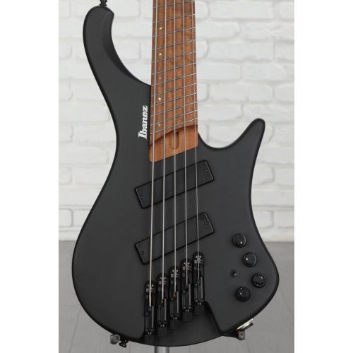  Ibanez Bass Workshop EHB1005MS Bass Guitar - Black Flat