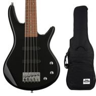 Ibanez miKro GSRM25 5-string Bass Guitar and Gig Bag - Black