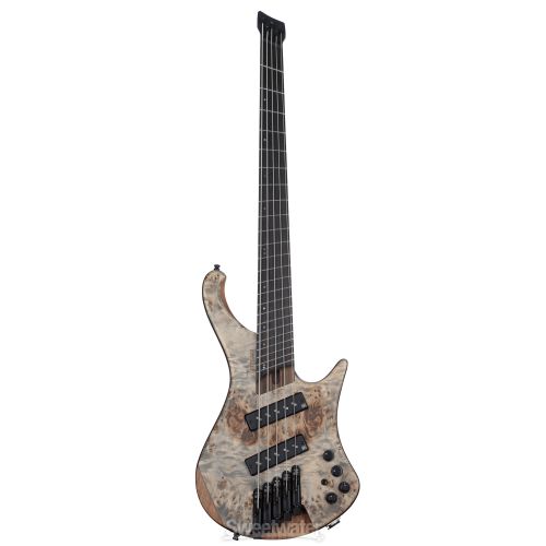  Ibanez Bass Workshop EHB1505MS 5-string Multi-scale Bass Guitar - Black Ice Flat