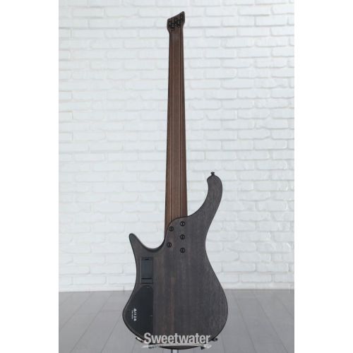  Ibanez Bass Workshop EHB1505MS 5-string Multi-scale Bass Guitar - Black Ice Flat
