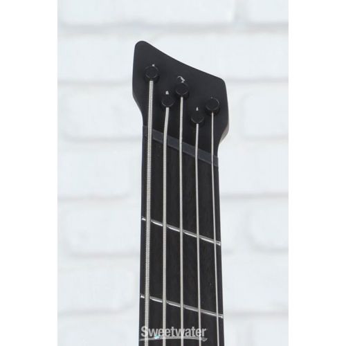  Ibanez Bass Workshop EHB1505MS 5-string Multi-scale Bass Guitar - Black Ice Flat