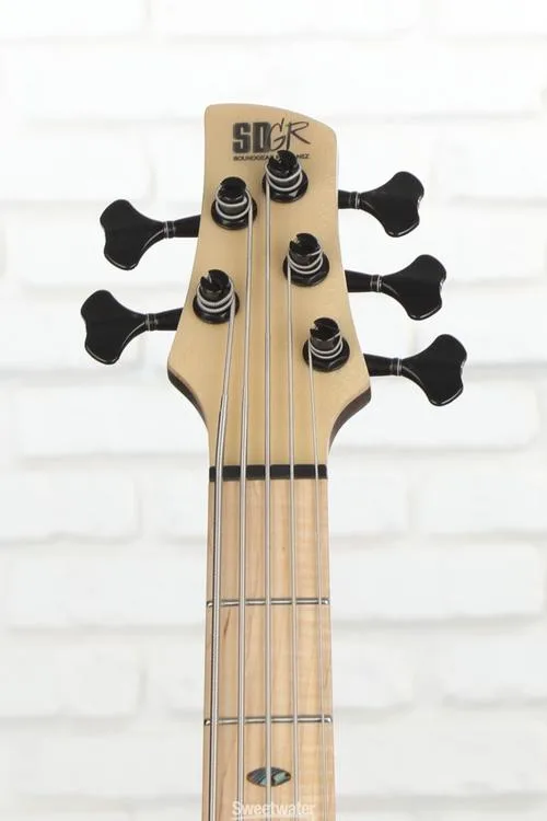  Ibanez Premium SR5FMDX2 5-string Bass Guitar - Natural Low Gloss Demo