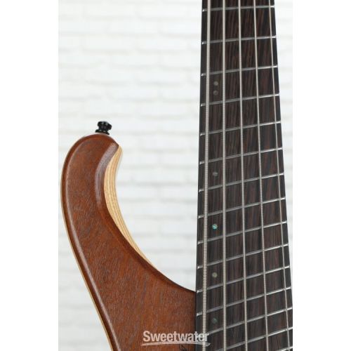  Ibanez Bass Workshop EHB1265MS 5-string Bass Guitar - Natural Mocha Low Gloss