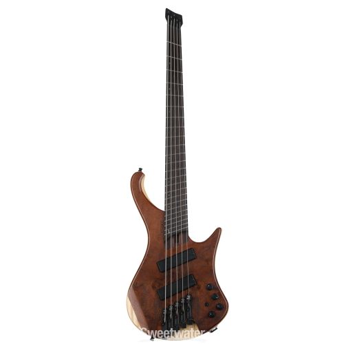  Ibanez Bass Workshop EHB1265MS 5-string Bass Guitar - Natural Mocha Low Gloss