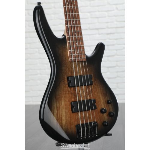  Ibanez Gio GSR205SMNGT Bass Guitar - Spalted Maple, Natural Gray Burst