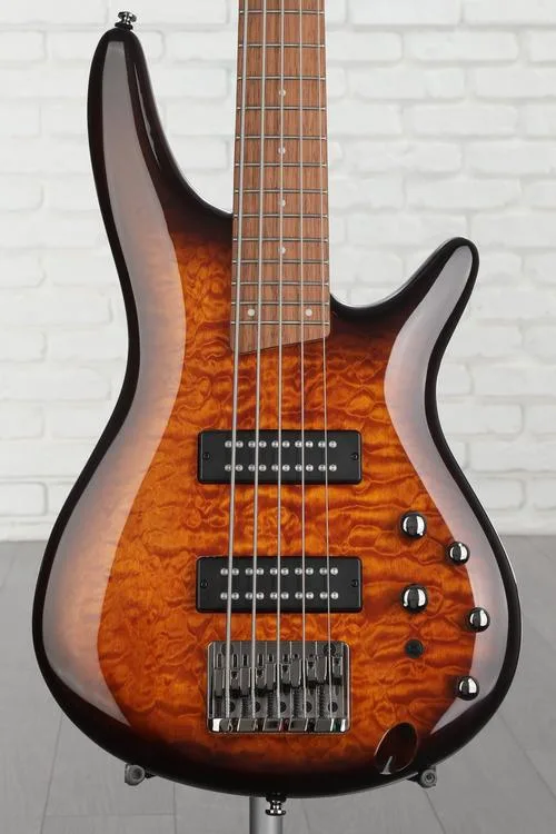 Ibanez Standard SR405E 5-string Bass Guitar - Dragon Eye Burst