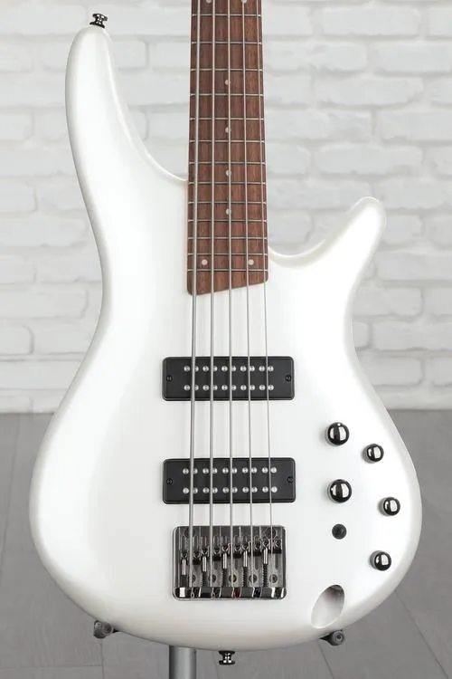 Ibanez Standard SR305E 5-string Bass Guitar - Pearl White