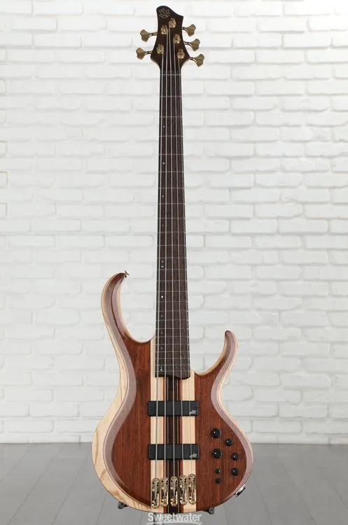  Ibanez Premium BTB1835 Bass Guitar - Natural Shadow Low Gloss