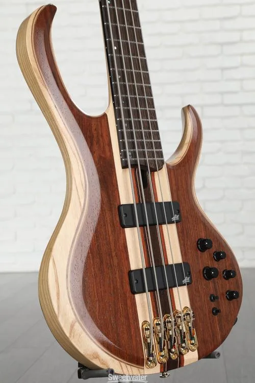  Ibanez Premium BTB1835 Bass Guitar - Natural Shadow Low Gloss